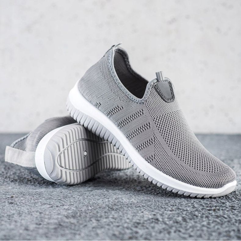 SHELOVET Nazouvací sportovní obuv šedá 1