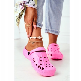 Flameshoes Dámské růžové světlé pantofle Eva růžový 1