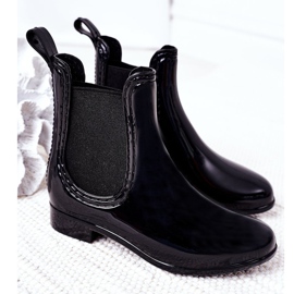 Dětské galoše Black Jodhpur kozačky Lily černý 2