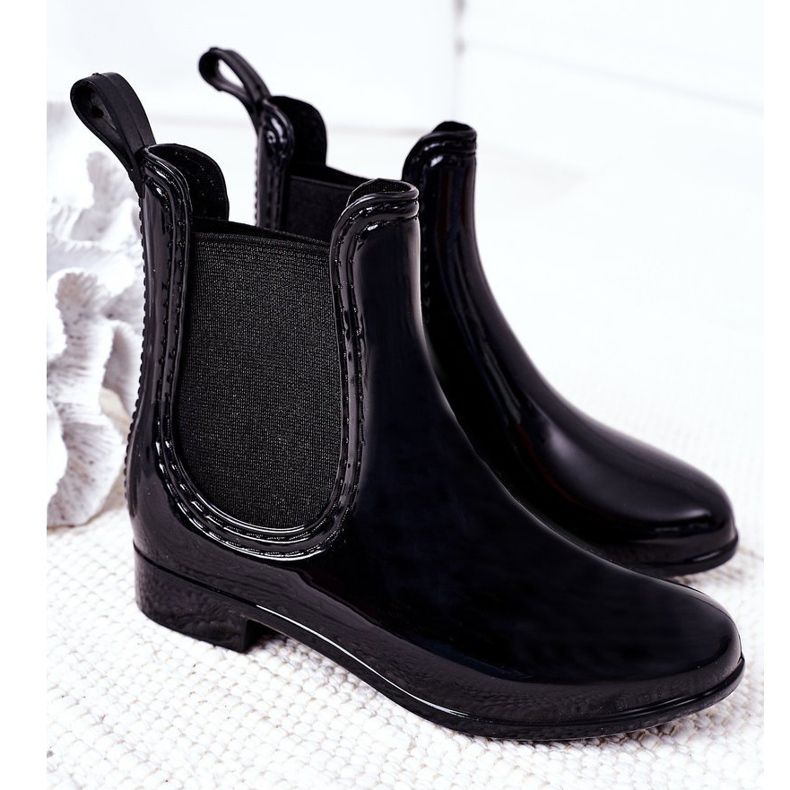 Dětské galoše Black Jodhpur kozačky Lily černá 2 Dětské galoše Black Jodhpur kozačky Lily černá 2