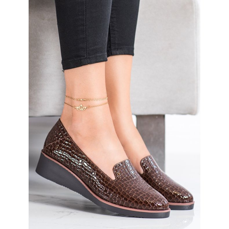 Lordsy Snake Print VINCEZA hnědý 1