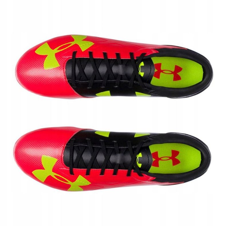 Kopačky Under Armour Spotlight Dl Fg M 1272302-669 vícebarevná, červená, černá červené 2