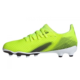 Kopačky Adidas X Ghosted.3 Mg Jr FW6975 vícebarevný zelený 1