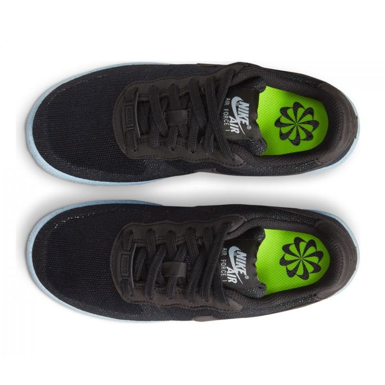 Boty Nike Air Force 1 Crater Flyknit Jr DH3375-001 černý 1