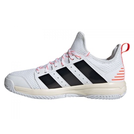 Boty adidas Stabil Jr FZ4655 vícebarevný bílý 1