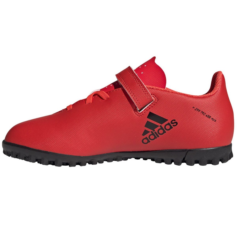 Kopačky Adidas X Speedflow.4 H&amp;L Tf Jr FY6874 vícebarevný červený 1