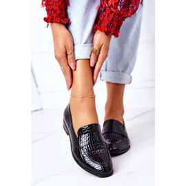 Lakované mokasíny Vinceza 21-10674 černá černý 1