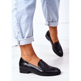 Lakované mokasíny Vinceza 21-10674 černá černý 2