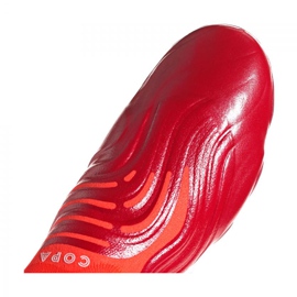 Kopačky Adidas Copa Sense + Fg M FY6217 vícebarevný červené 1 Kopačky Adidas Copa Sense + Fg M FY6217 vícebarevný červené 1