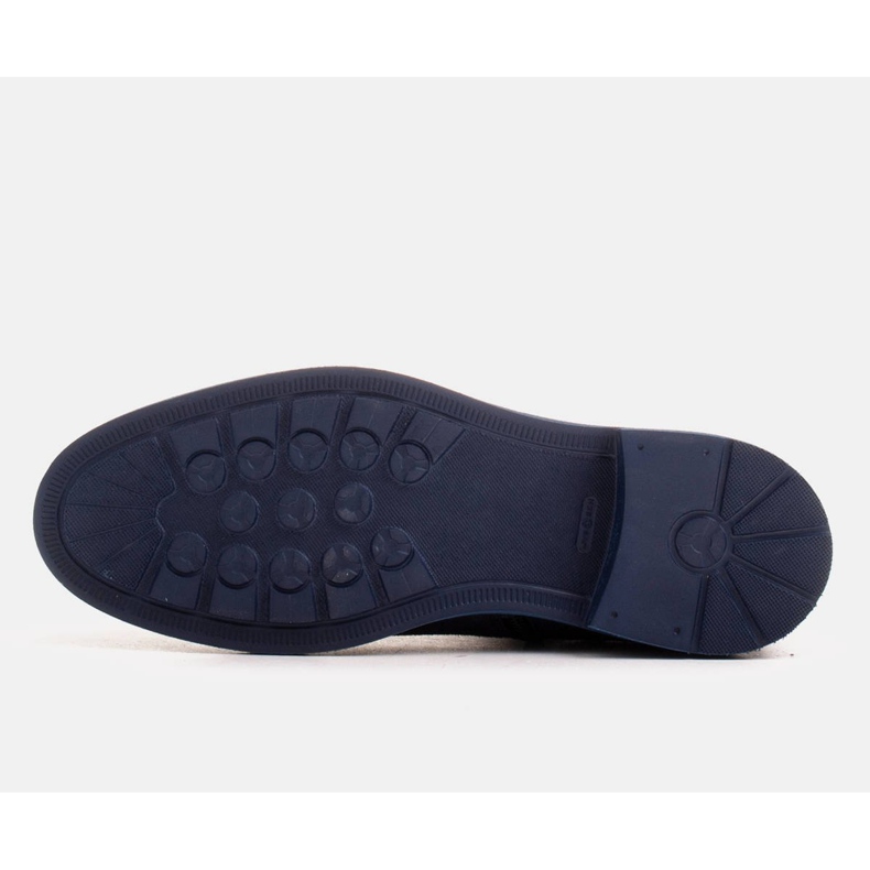 Marco Shoes Lehké boty zateplené plochým dnem z přírodní kůže námořnická modř 1