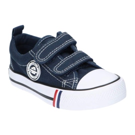 American Club Navy americké tenisky na suchý zip LH35 modrý 3