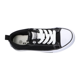 American Club Černé americké černé tenisky LH20 bílý černá 1 American Club Černé americké černé tenisky LH20 bílý černá 1