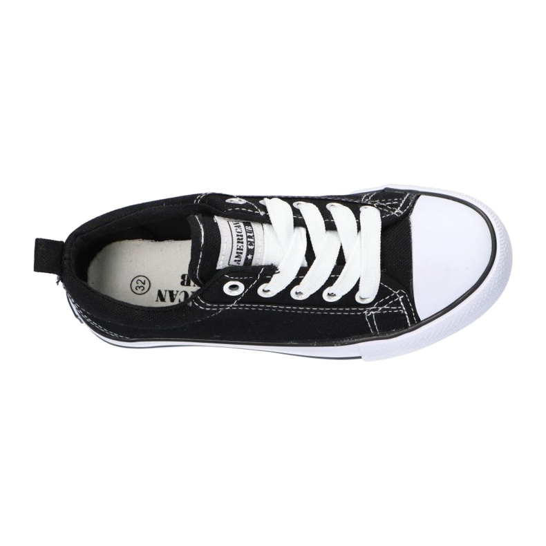 American Club Černé americké černé tenisky LH20 bílý černá 1 American Club Černé americké černé tenisky LH20 bílý černá 1