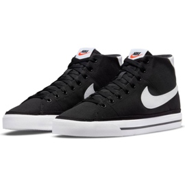 Nike Court Legacy Mid Canvas M DD0162 001 černý 1