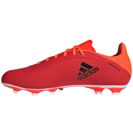 Kopačky Adidas X Speedflow.4 FxG M FY3293 červené červené 1