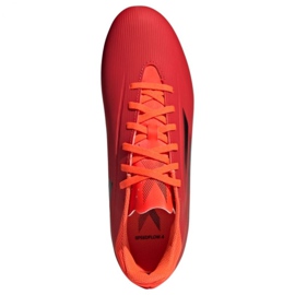 Kopačky Adidas X Speedflow.4 FxG M FY3293 červený červený 2