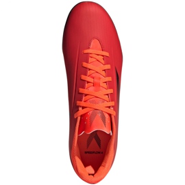 Kopačky Adidas X Speedflow.4 Tf M FY3336 červený pomeranče a červené 1