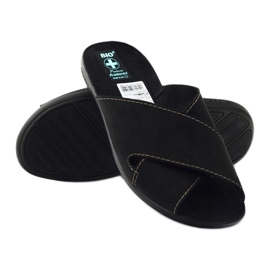 Pánské pantofle Adanex 20310 černé černý 3