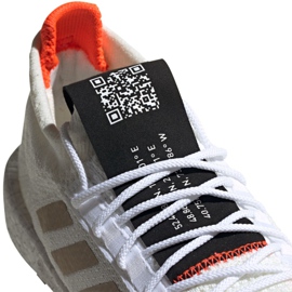 Boty Adidas PulseBOOST Hd M EE9564 bílý oranžový 3