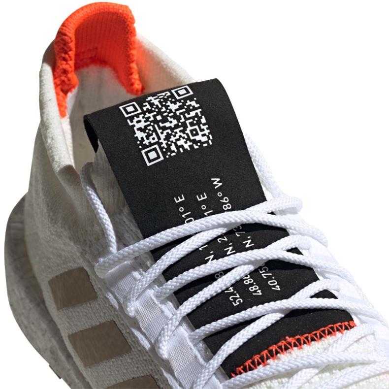 Boty Adidas PulseBOOST Hd M EE9564 bílý pomerančový 3