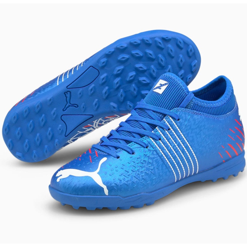 Kopačky Puma Future Z 4.2 Tt Jr 106509 01 oranžová, modrá modrý 1