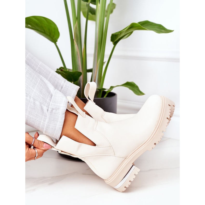 PS1 Teplé boty Jodhpur boty Beige Rock It béžový 1