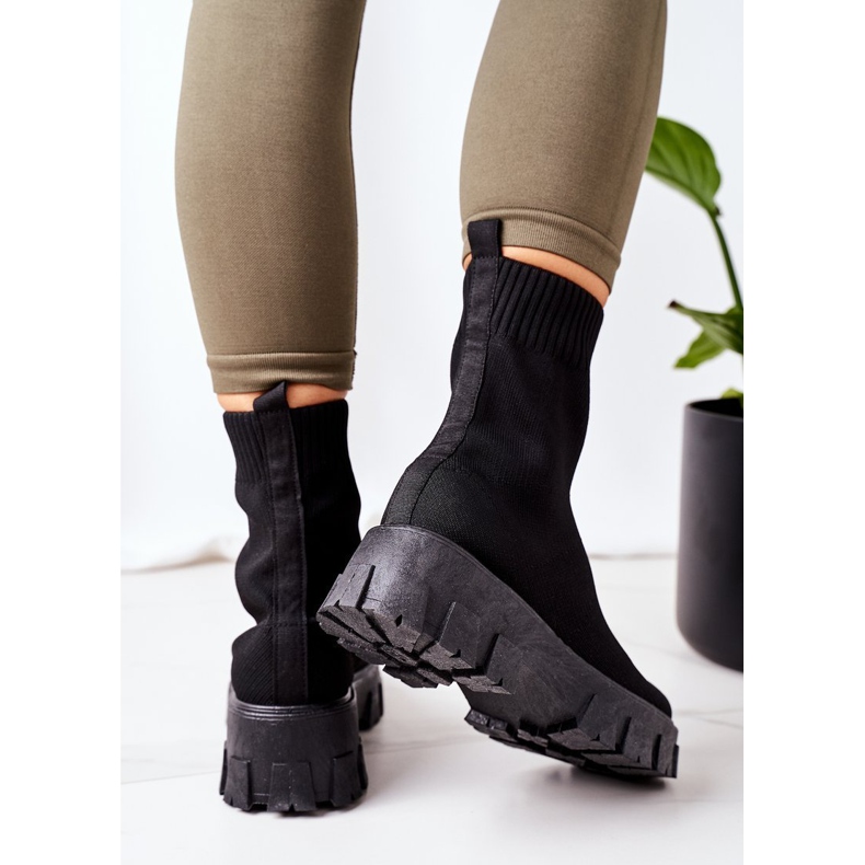 PS1 Pracovníci Elastické Tkaniny Na Platformě Černá Inspirace 1