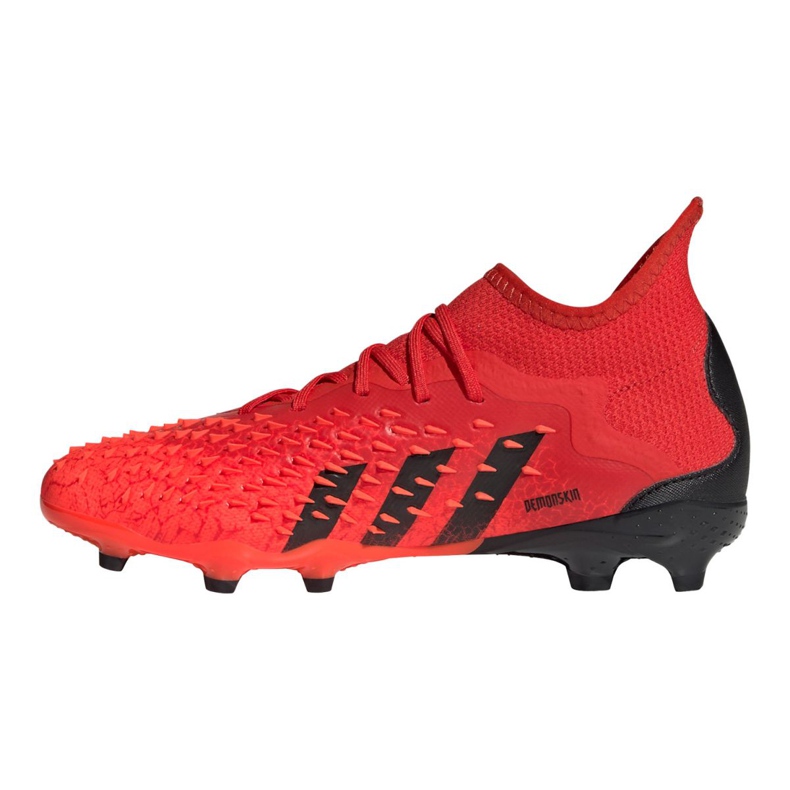 Kopačky Adidas Predator Freak.1 Fg Jr FY6262 červené pomeranče a červené 1
