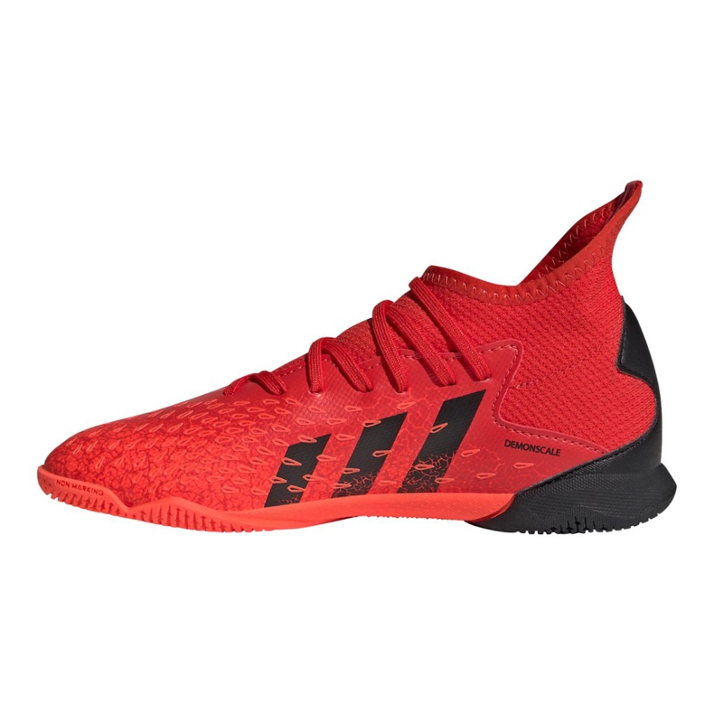 Kopačky Adidas Predator Freak.3 In Jr FY6288 červené pomeranče a červené 1