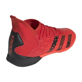 Kopačky Adidas Predator Freak.3 In Jr FY6288 červený pomeranče a červené 2