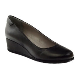 Lodičky klínové Edeo 2354 černé černá 1