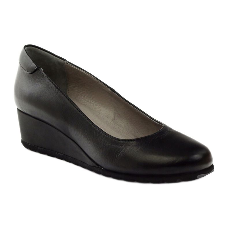 Lodičky klínové Edeo 2354 černé černá 1