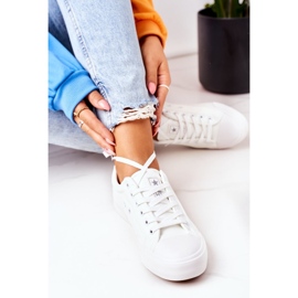 NEWS Dámské kožené tenisky White Mega bílý 1