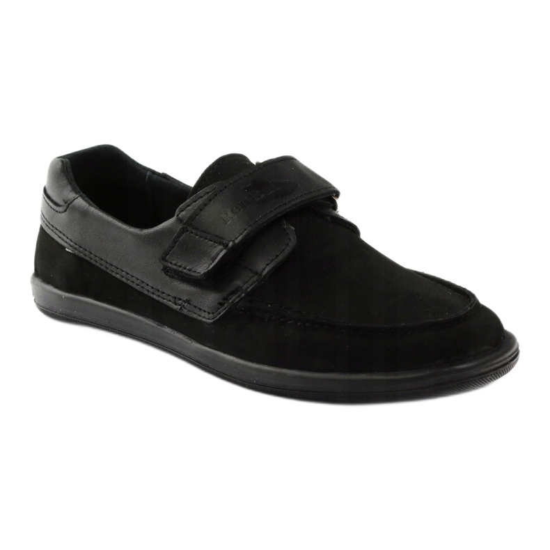Ren But Kožená bota pro chlapce pro suchý zip, ale 4249 černá černý 1