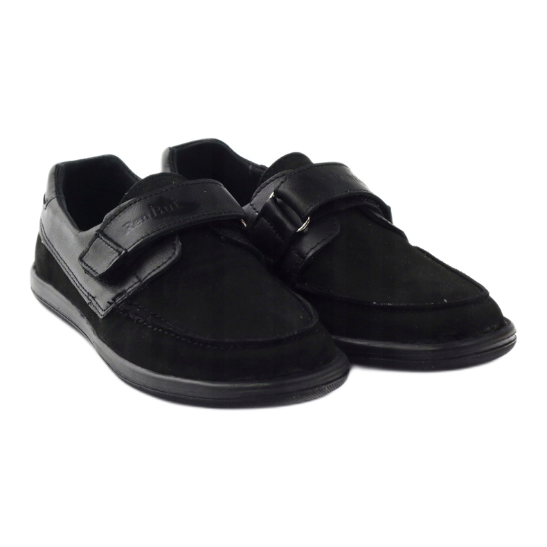 Ren But Kožená bota pro chlapce pro suchý zip, ale 4249 černá černý 4