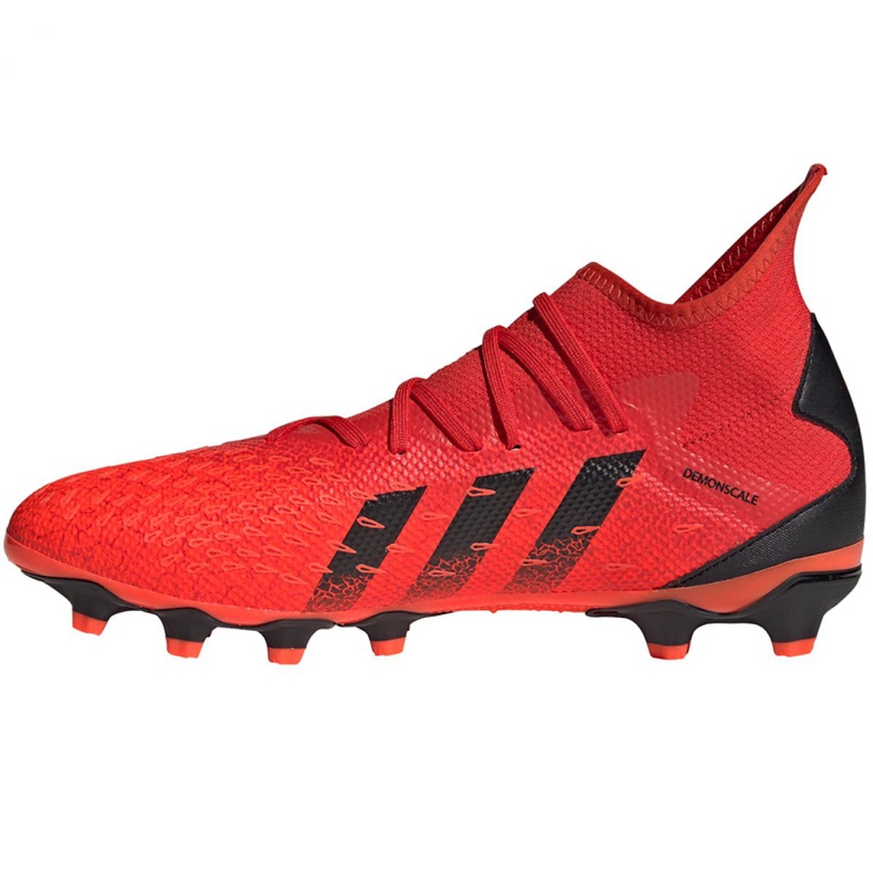 Kopačky Adidas Predator Freak.3 Mg M FY6303 vícebarevný pomeranče a červené 1