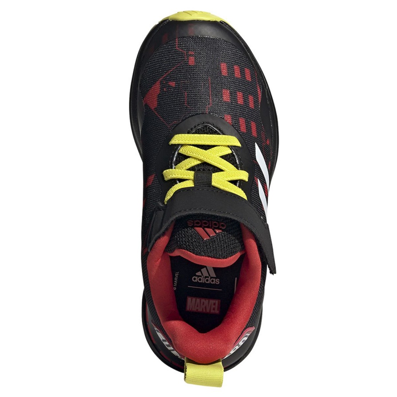 Boty Adidas FortaRun Superhero C Jr H67853 černý červený žluť 2