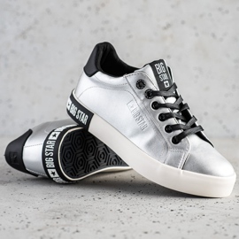 Dámské tenisky Big Star II274034 stříbrný 1