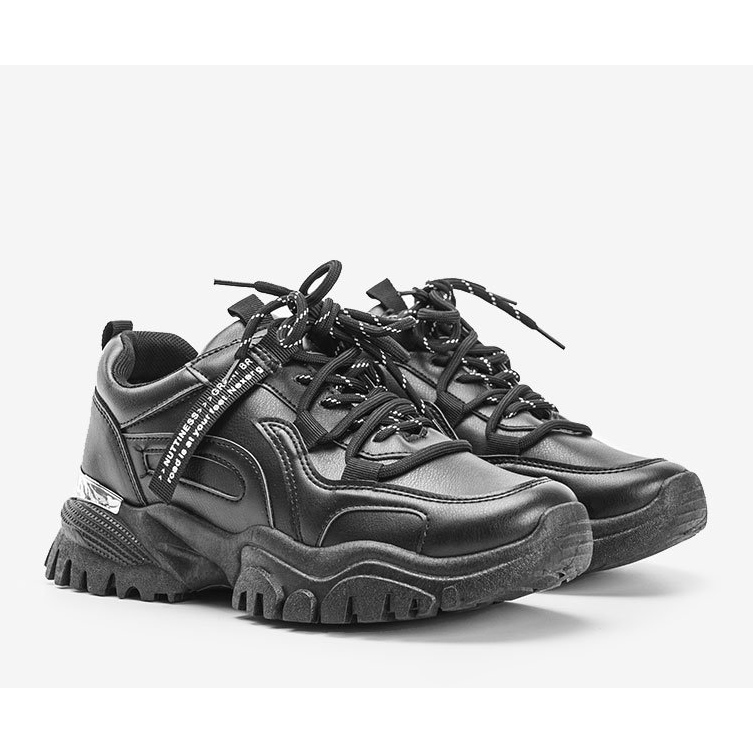 Černé tenisky se silnou podrážkou Zooey černá 1