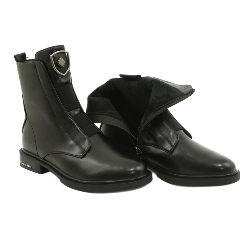 Černé boty Filippo DBT3100 / 21 BK černý 3