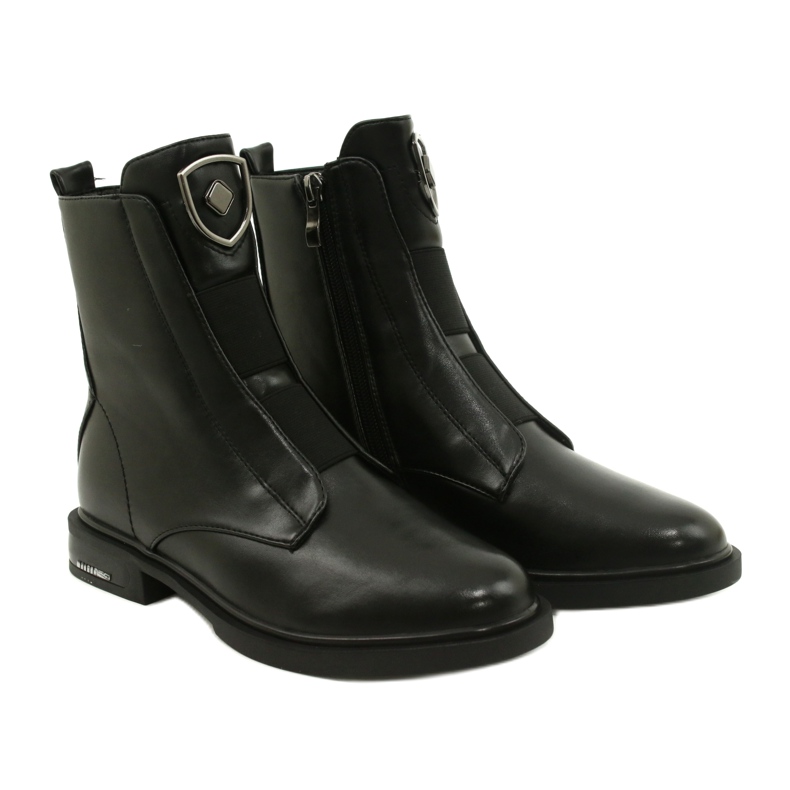 Černé boty Filippo DBT3100 / 21 BK černý 2