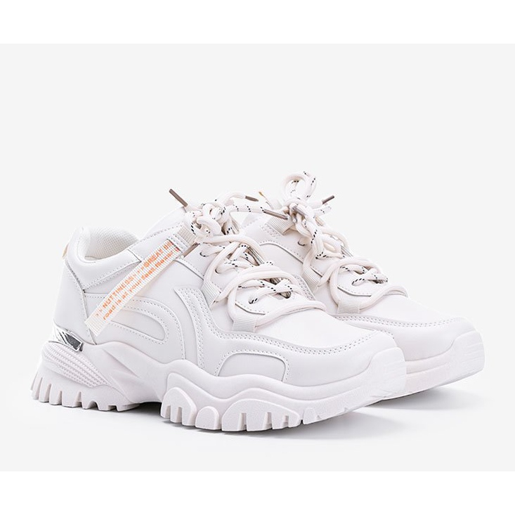 Béžové tenisky se silnou podrážkou Zooey béžový 1 Béžové tenisky se silnou podrážkou Zooey béžový 1