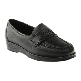 Solo Sólové mokasíny pro citlivé nohy Comfort Black 015 černý 1