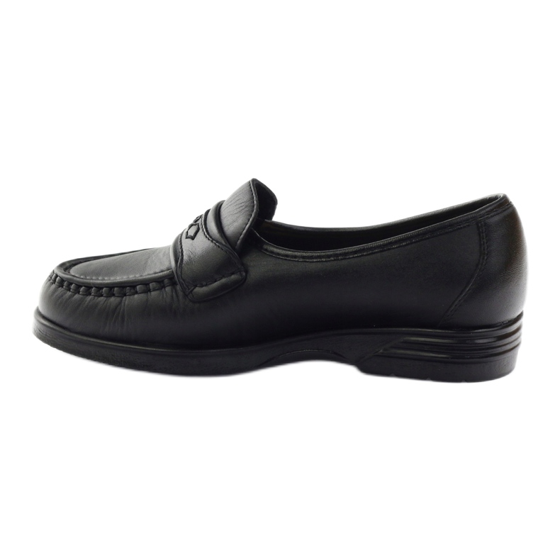 Solo Sólové mokasíny pro citlivé nohy Comfort Black 015 černý 2