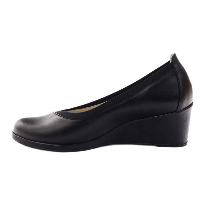 Gregors Leather Pumps Dámské Koturno 624 Black černá 2