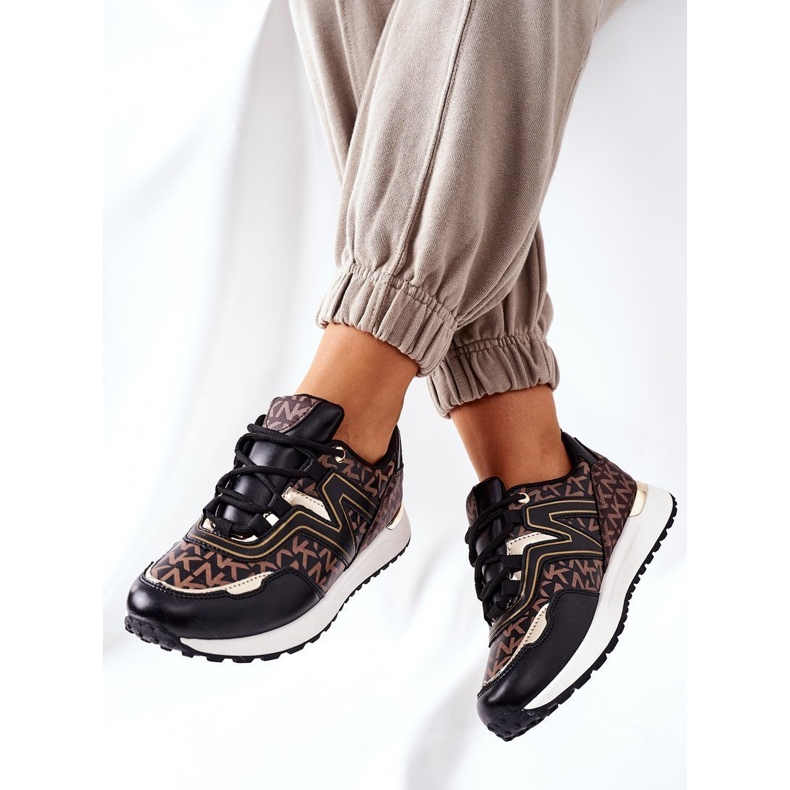 Sportovní boty s logem s logem Tenisky vždy černohnědé hnědý černá 1