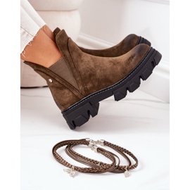 PS1 Teplé boty Boty Jodhpur Tmavě zelené Good Idea zelená 1