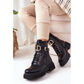 PS1 Teplí dělníci se zlatou sponou, černá Maybelle 2