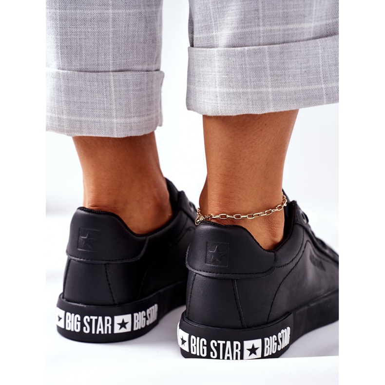 Dámské kožené tenisky Big Star II274030 černé černá 1