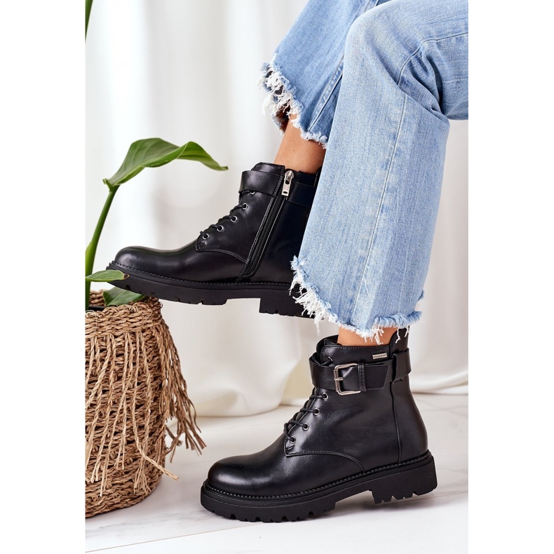 Cross Jeans Dámské zateplené džíny Workers EE2R4086C černé černá 2